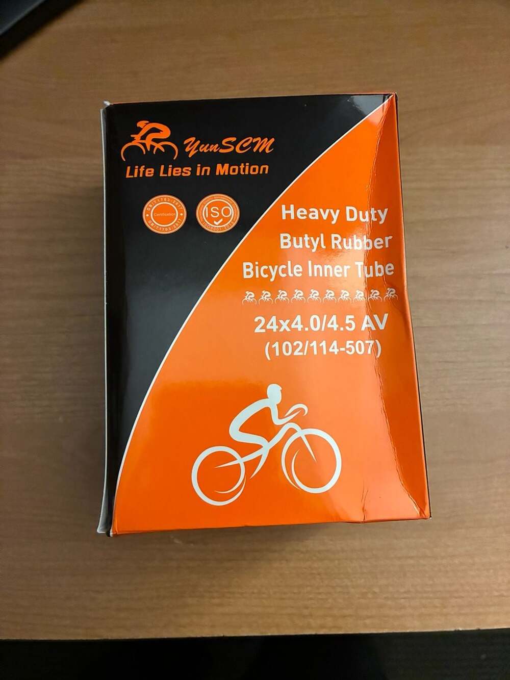 YUN SCM Butyl Rubber Inner Tubes Bicycle 700 x 25/32C AV48